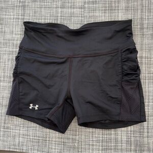 Under Armour Womens Black Athletic Biker Shorts Size XS/Small